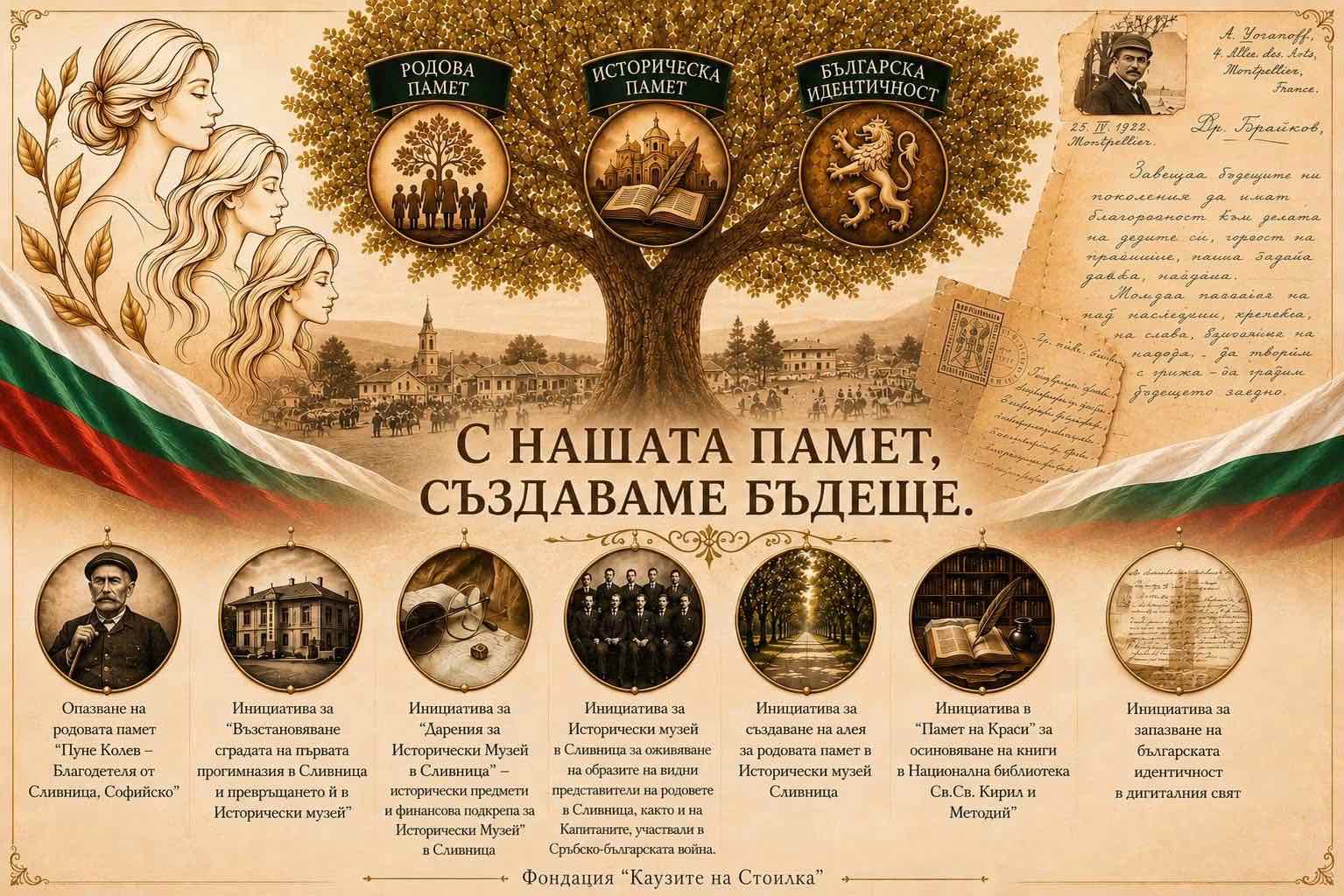 Кадър от холограмния образ на Дедо Пуне
